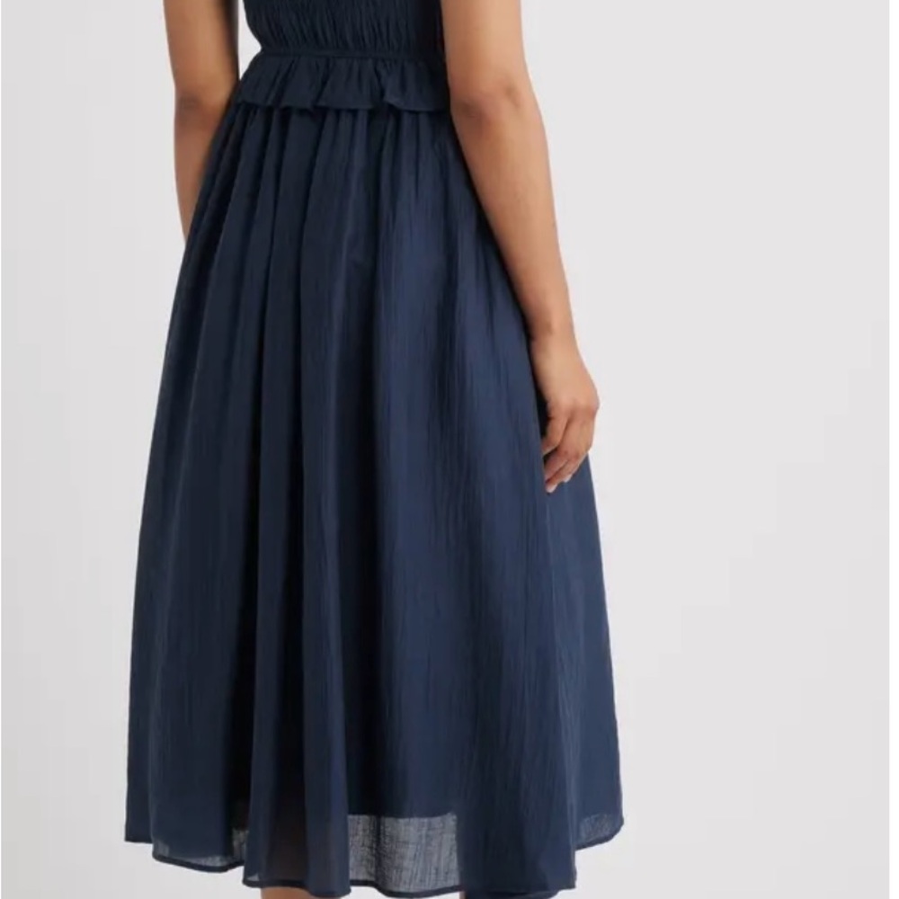 Brand New Moon River Deep Blue Midi Dress - Picture 4 of 5